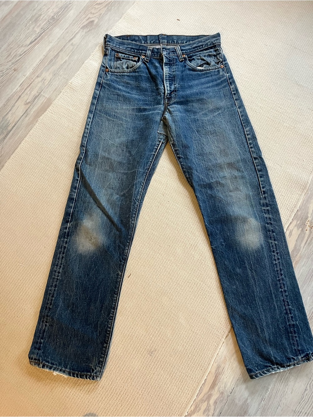 Vintage 1978 Levi’s 505 Single Stitch Jeans - Red Tab - Talon 42 Zipper - 30x29